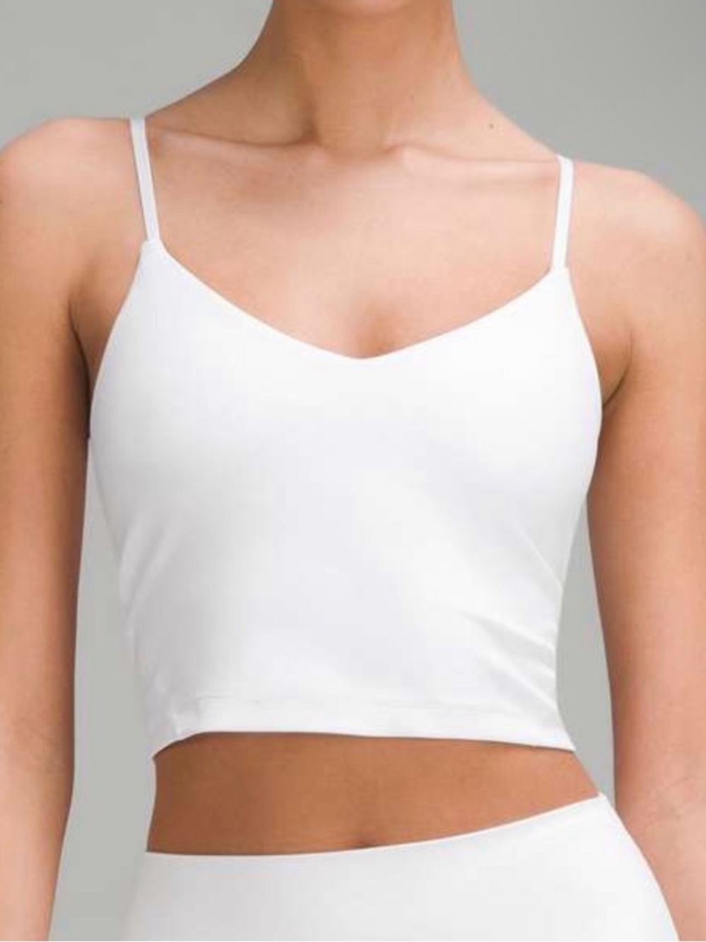 lululemon athletica Align Cropped Cami - White